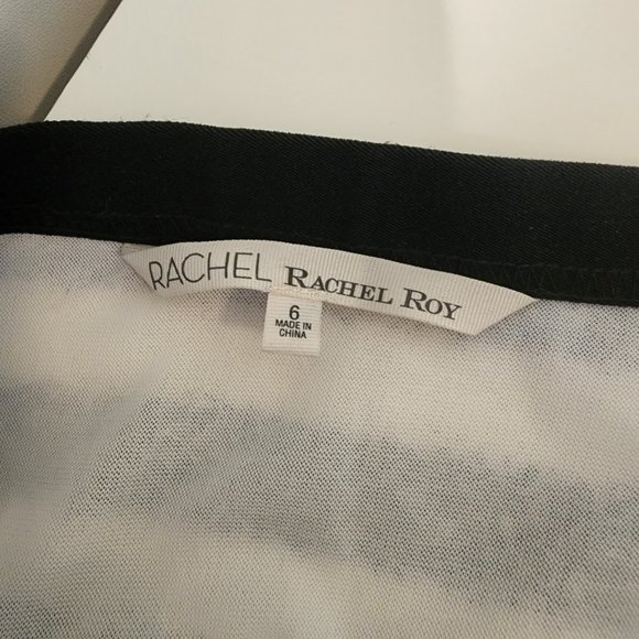 Rachel Roy - Sequined Stripped & Stretchy Pencil Skirt - Picture 3 of 8